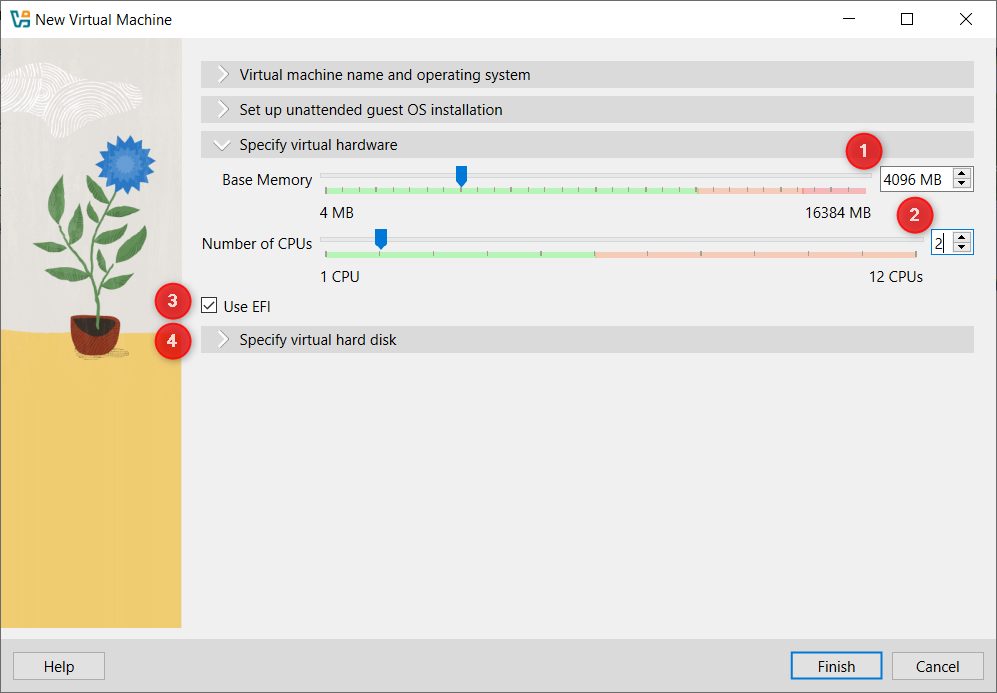Hardware Configuration with EFI enabled