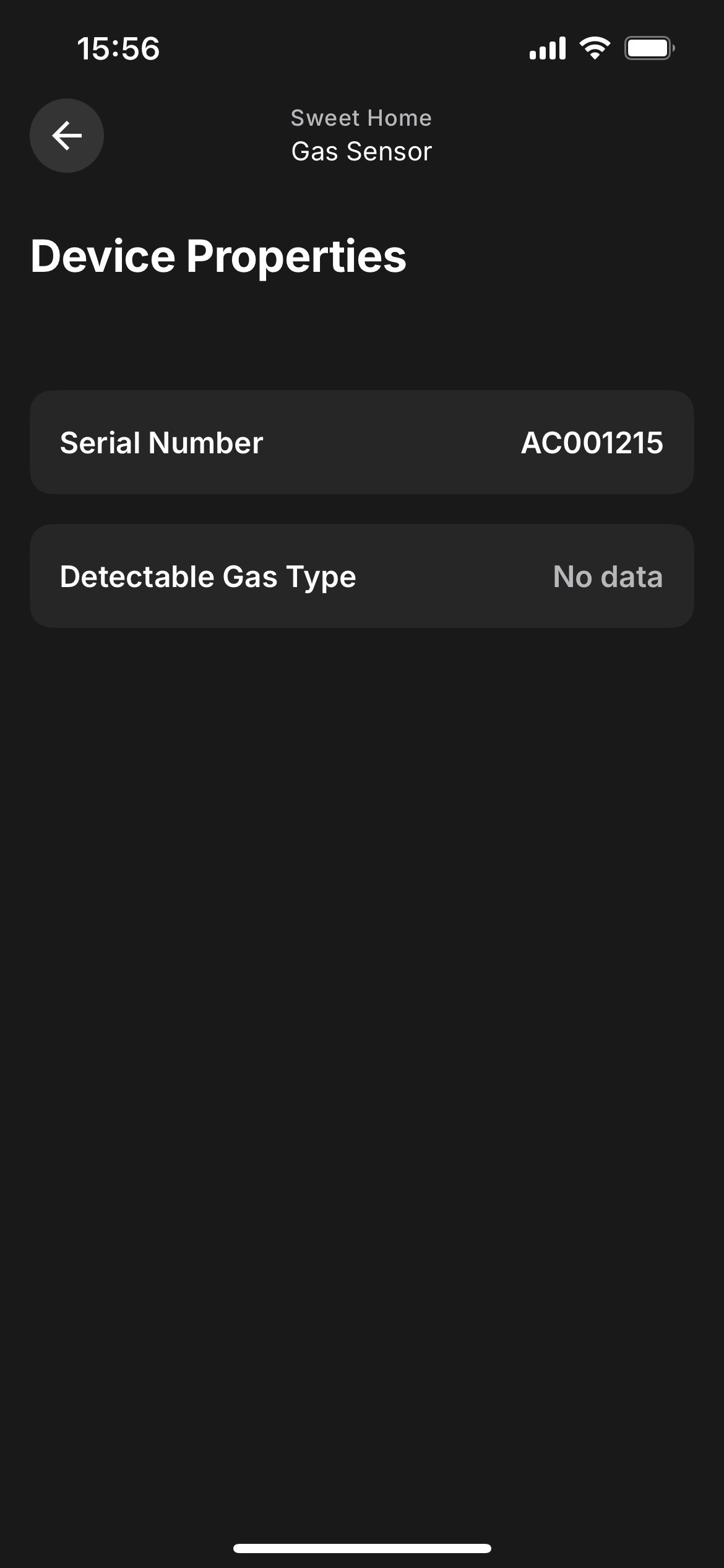 Empty device properties